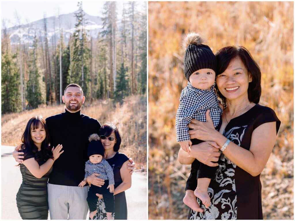 Vail mountain family fall session